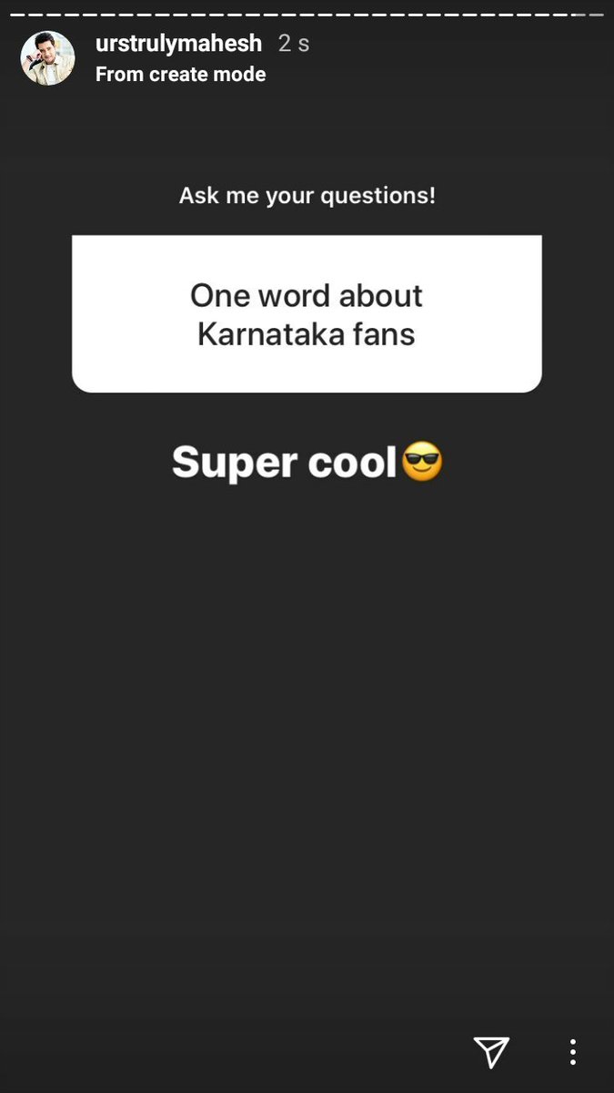 About Karnataka fans!!  #SarkaruVaariPaata  @urstrulyMahesh