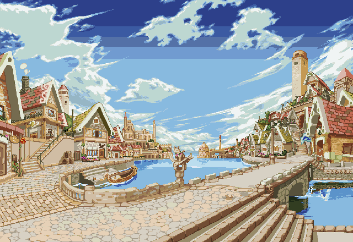 リース(聖剣伝説3) 「#誰か優しい人が拡散してくれてフォロワーさんが増えるらしい 
ドット絵やってます」|おゆざき■𝕆𝕪𝕦𝕫𝕒𝕜𝕚■のイラスト