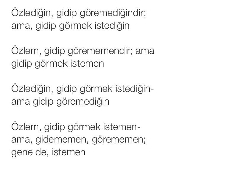 İsmiyle müsemma biri olarak hep  uzaklarda olan bana, bana yazılmış hissettiren bir şiir. Allah rahmet eylesin #orucaruoba