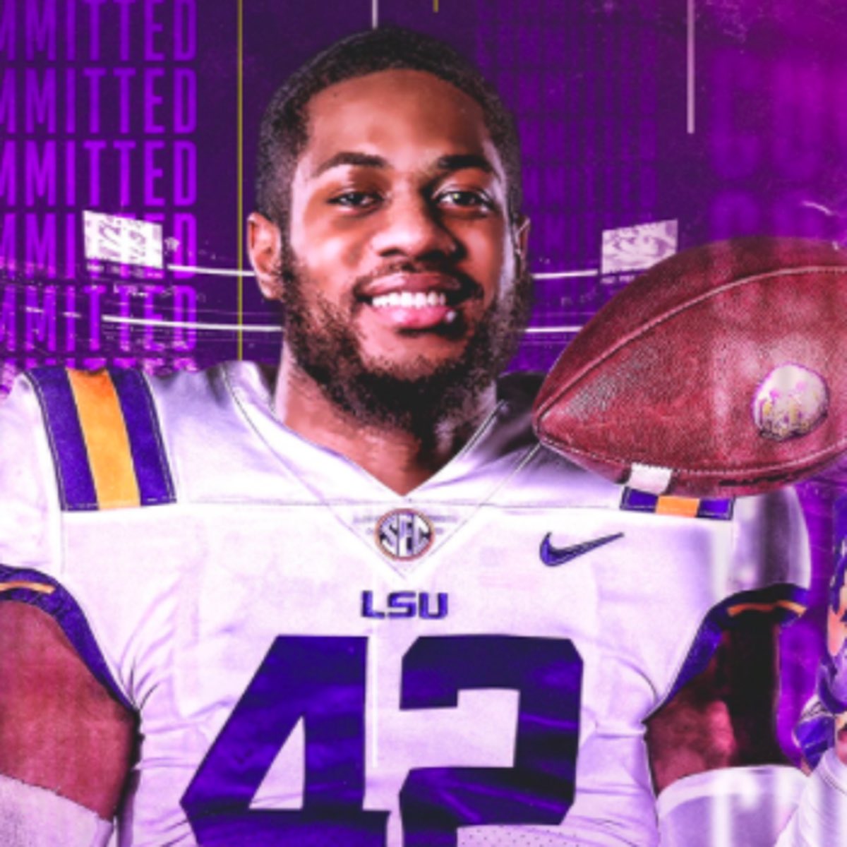 JimNagyOU's tweet photo. .@LSUfootball tied a record with 14 NFL draft picks this year, including four @seniorbowl players, so they must replace a ton of talent this fall. North Dakota St. transfer WLB Jabril Cox is a fast and athletic matchup ‘backer with Day 2 tools and upside. #TheDraftStartsInMOBILE https://t.co/93BYCqLwwq