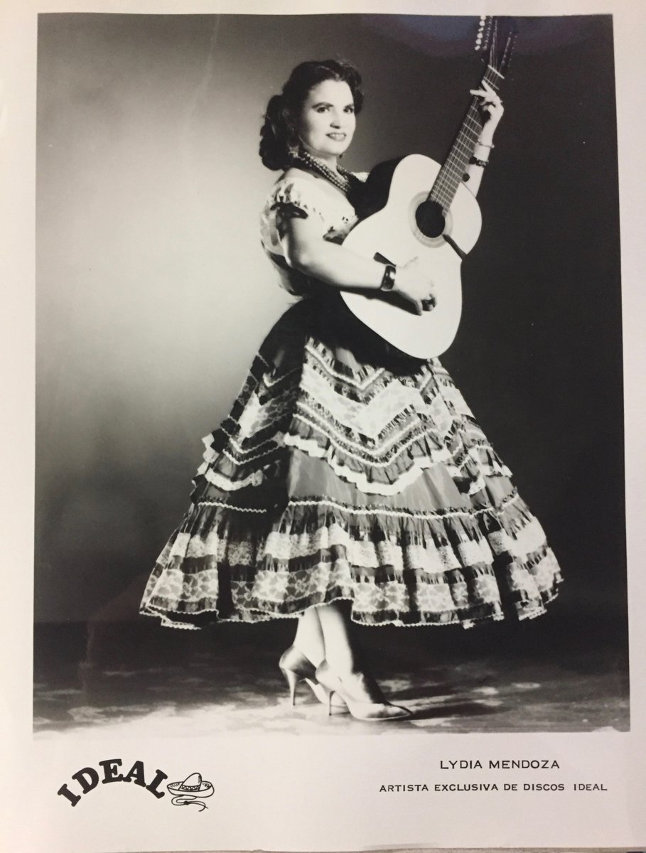 Today we are remembering Lydia Mendoza "La Alondra de la Frontera" ("The Lark of the Border"), on what would have been her 104th birthday! #TheWittliff #TXST #TejanoMusic #LydiaMendoza #SanAntonio
