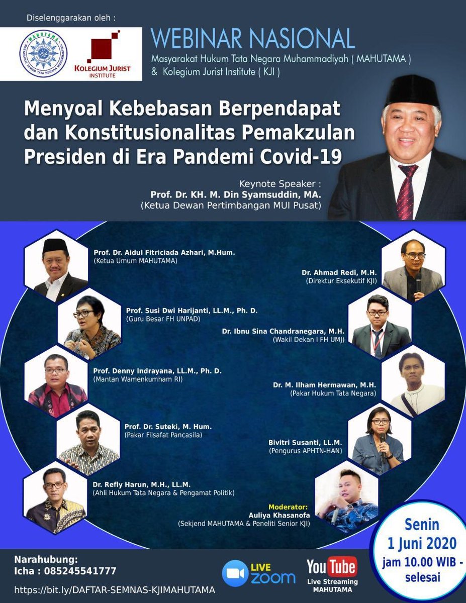 Kebebasan akademik di atur dalam undang2, perlu kita kawal sampai akhir.

Ada yg berani neror?
<a href="/BungRetweet/">gan-gan r.a</a> 
#IndonesiaTerserahPakDe