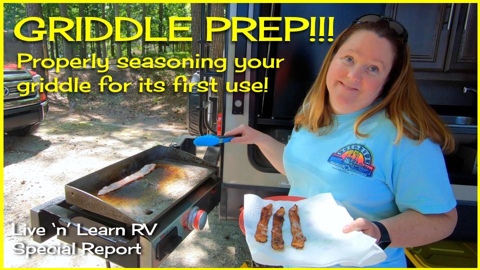 LiveNLearnRV's tweet image. New #YouTube video! 🎥 @rockwoodbyforestriver includes a 17-in Suburban LP #griddle w its 2020 #MiniLite campers!  Gotta "season" the griddle top first! We'll show you how to prepare griddle for its first "cook" (#Suburban or a #Blackstone)! ➡️ youtu.be/0dd2FfBEAd8