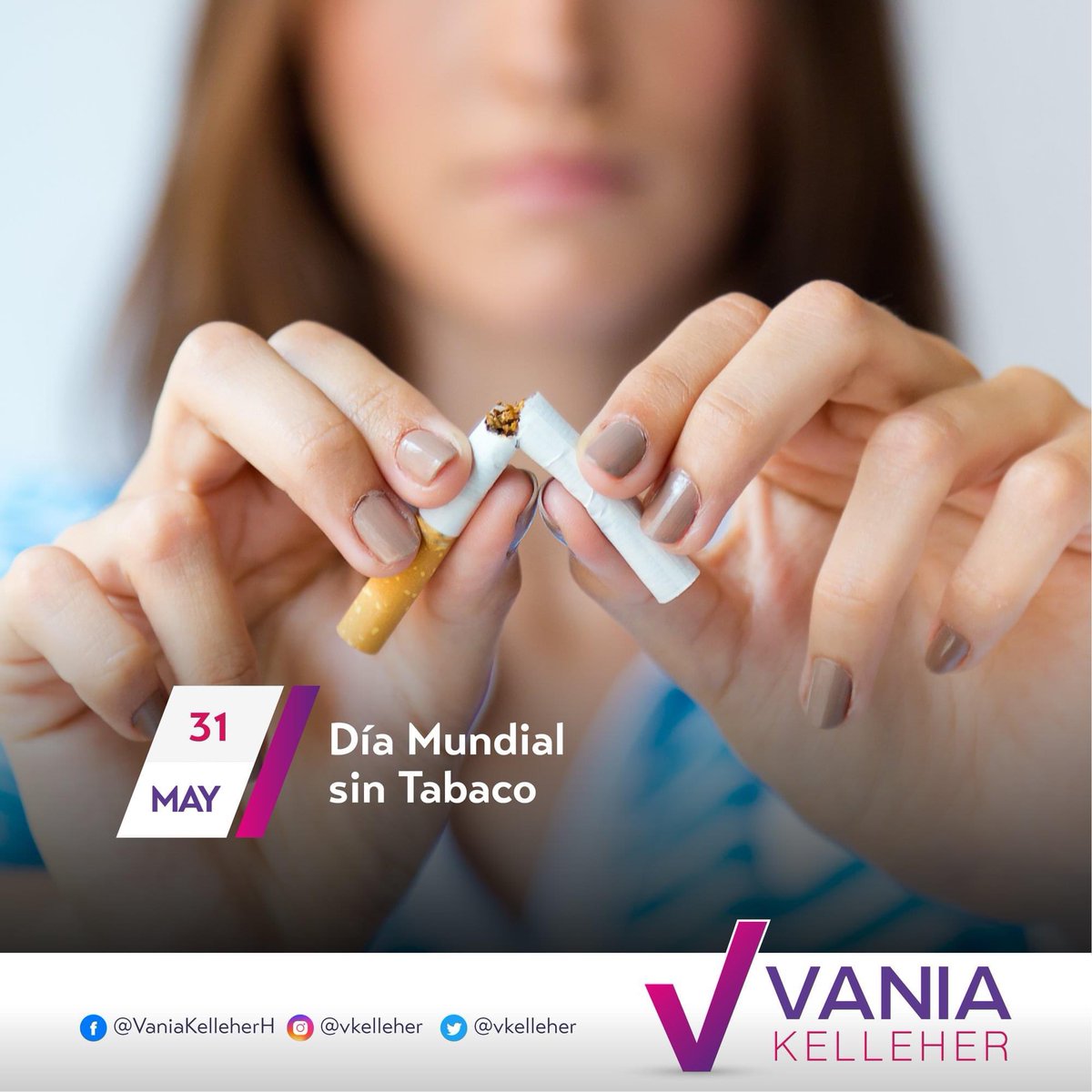 vkelleher's tweet photo. Ante la pandemia los fumadores  quedan expuestos y en riesgo de contraer #COVID19 🦠❌🚬. Actuemos con responsabilidad, estemos alerta y evitemos este mal hábito que pone en riesgo a nuestro sistema respiratorio y al de la gente que nos rodea. #VaniaVa 🙋‍♀️ #DíaMundialSinTabaco https://t.co/9lgRS1SrtC