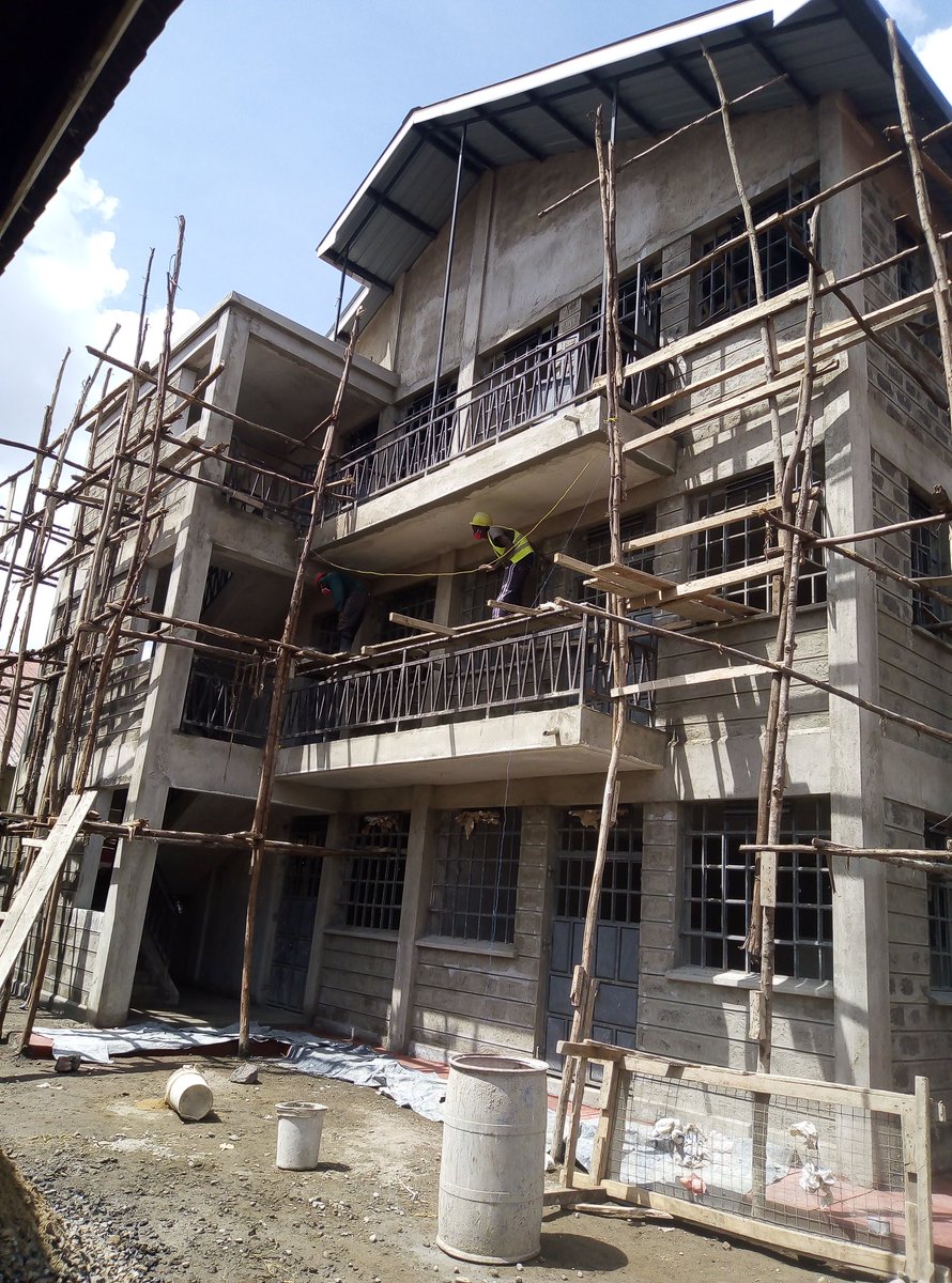 Our new dorm steadily taking shape. Wall painting and window glazing to start on Tuesday, 2nd June. Everything working on schedule.... despite Covid19 manenos!