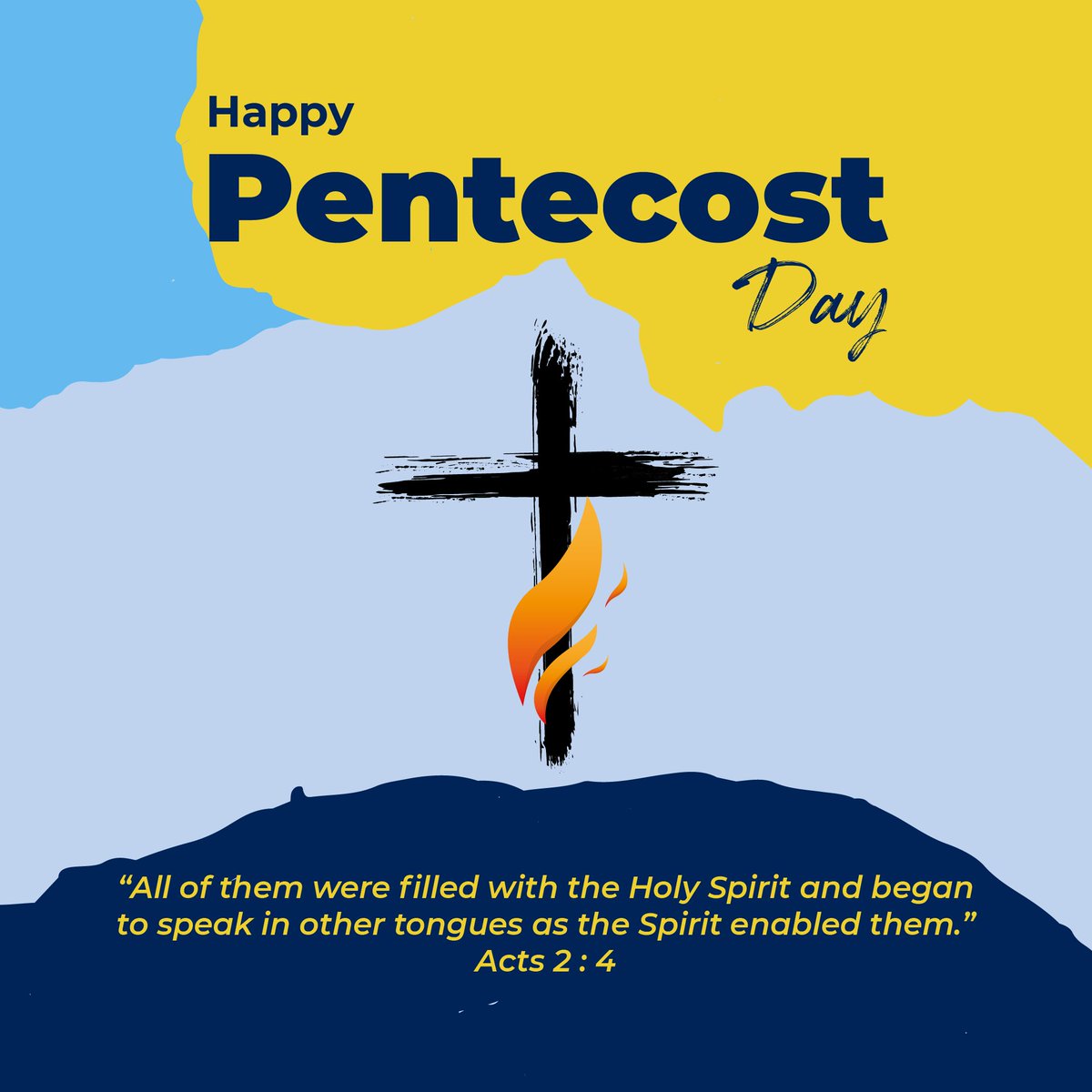PMKFEBUGM's tweet photo. “All of them were filled with the Holy Spirit and began to speak in other tongues as the Spirit enabled them.”
Acts 2 : 4

Selamat memperingati hari pentakosta, sobat.
Tuhan Yesus memberkati https://t.co/TwsqxP2271