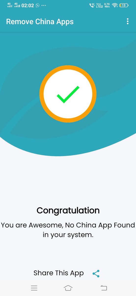 AnkyKathait's tweet photo. #BoycottChineseProducts #BanTikTokIndia #BanTiktok
I have removed all china app. https://t.co/U1wMiPZK6o