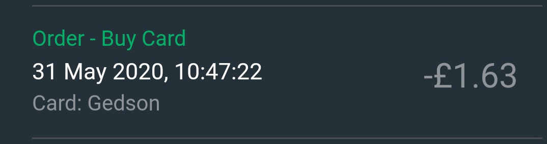 Trade 6: GedsonBuy: £1.63Sell: £1.70Bank: £1.86  #footstock