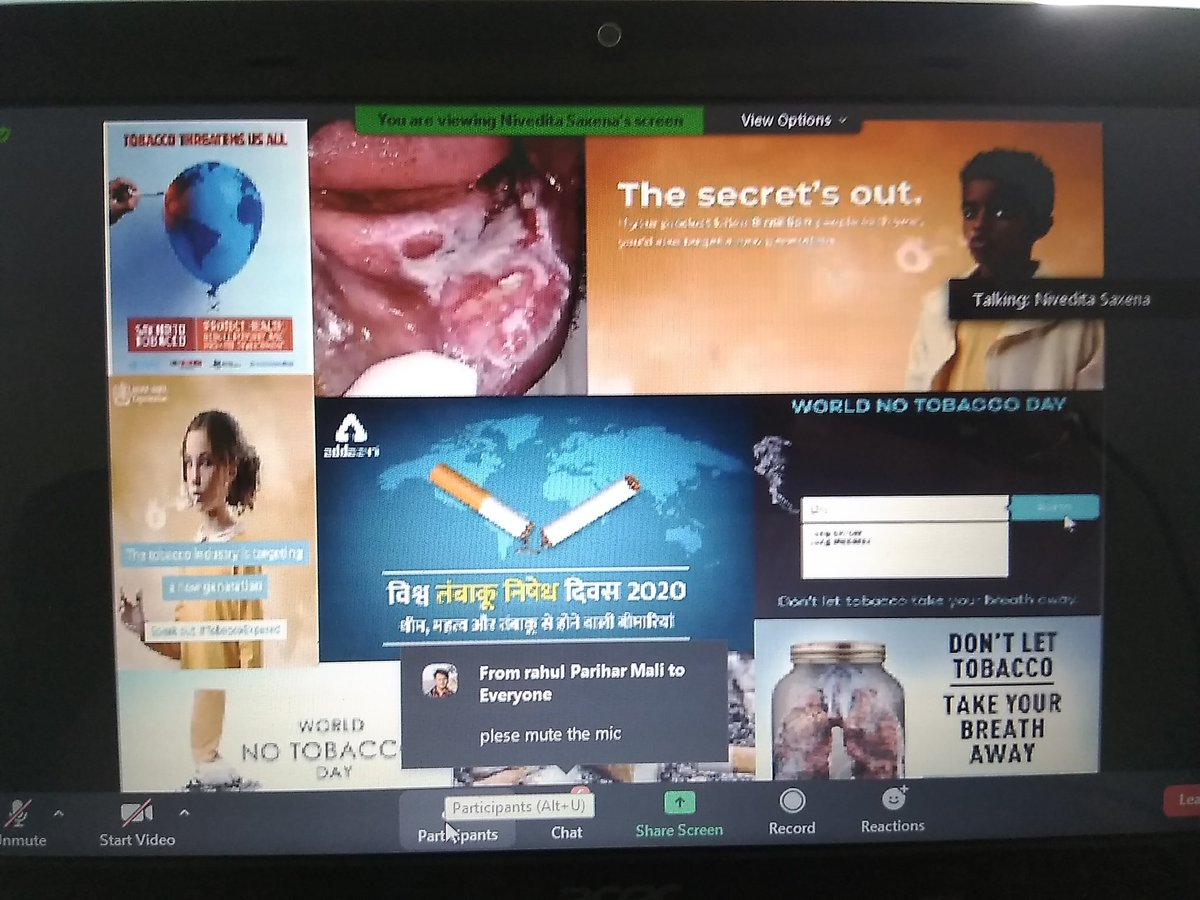 Nitin1524's tweet photo. Team #NYCI4Rajasthan had a Webnair on #WorldNoTobaccoDay With #DrNiveditaSaxena. A knowledgeable Session with Youth by a Young Doctor. We took a oath we will make Rajasthan Youth Tobacco Free. #NYCI4India #NYCI4Rajasthan @NYCI4India @iamdatchana @amarprasadreddy @ChowkidarKaran7 https://t.co/KtkNcSYlMb