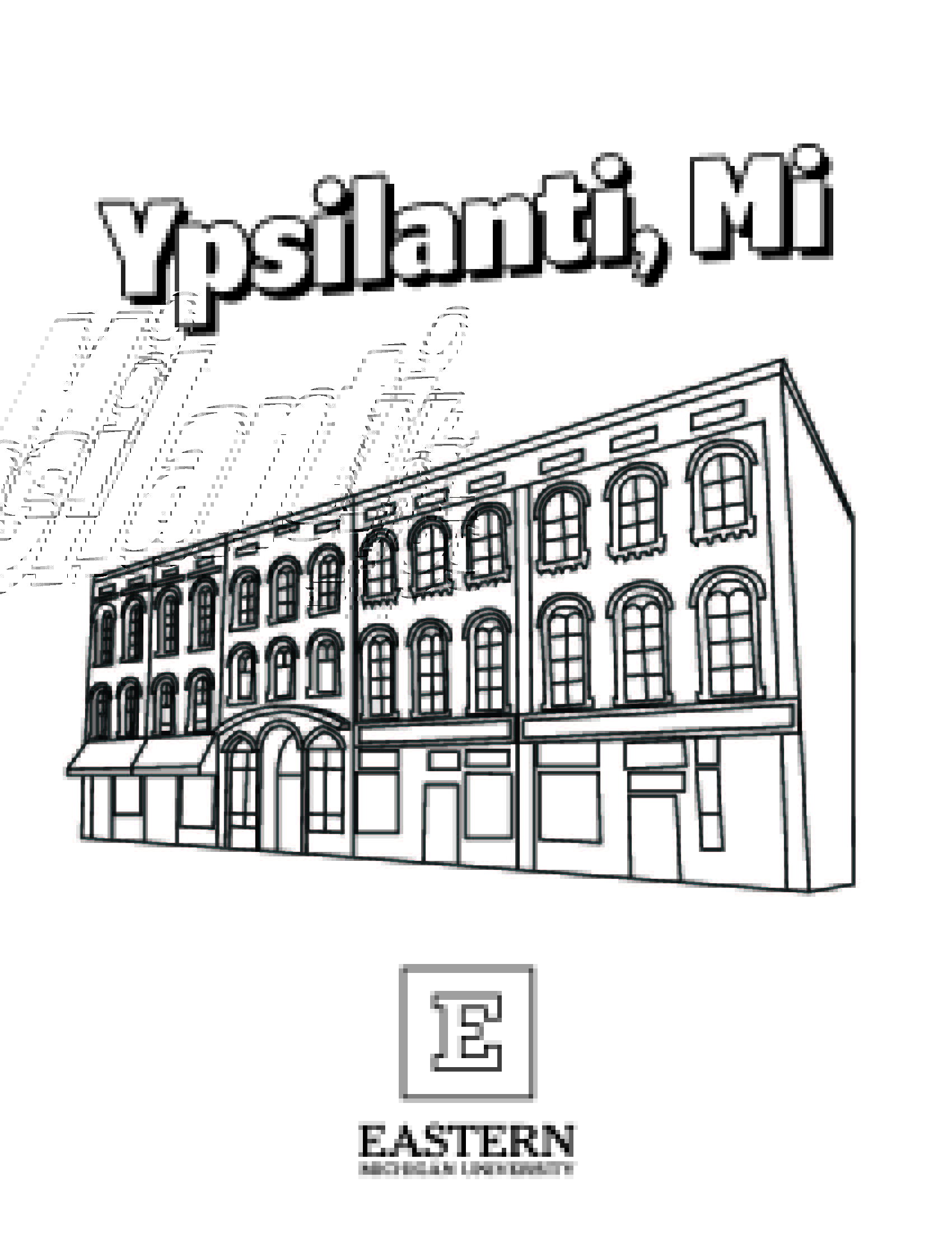 Michigan University Coloring Pages