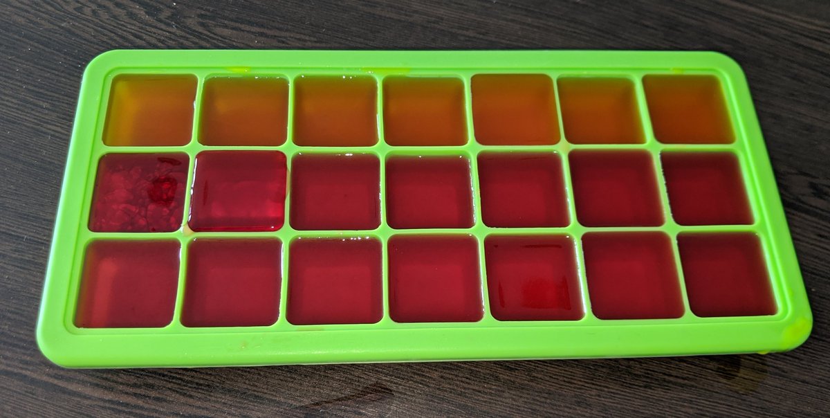 Doing science experiments with the 3 year old #gelsgelsgels