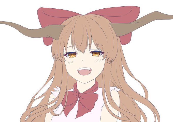 描き途中萃香
ゆかゆゆよりこっち先かな 