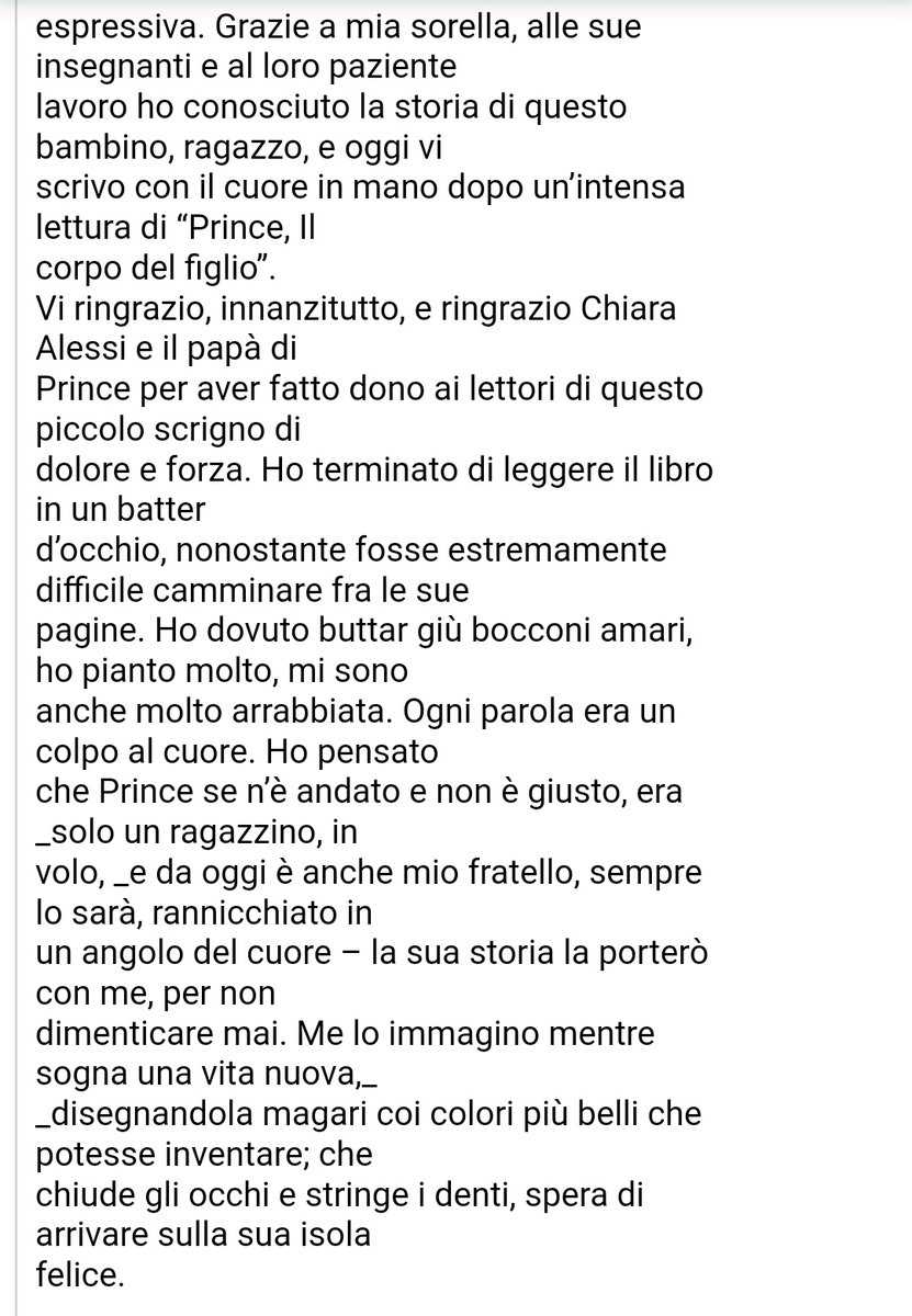 Lettera figlio 18 anni