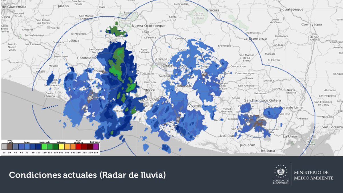 MedioAmbienteSV's tweet photo. 📌#ElObservatorioInforma pronóstico de muy corto plazo: válido de 6:30 a.m. a 12:00 p.m. del 31/05/2020. OB https://t.co/QnOSKrc4rR
