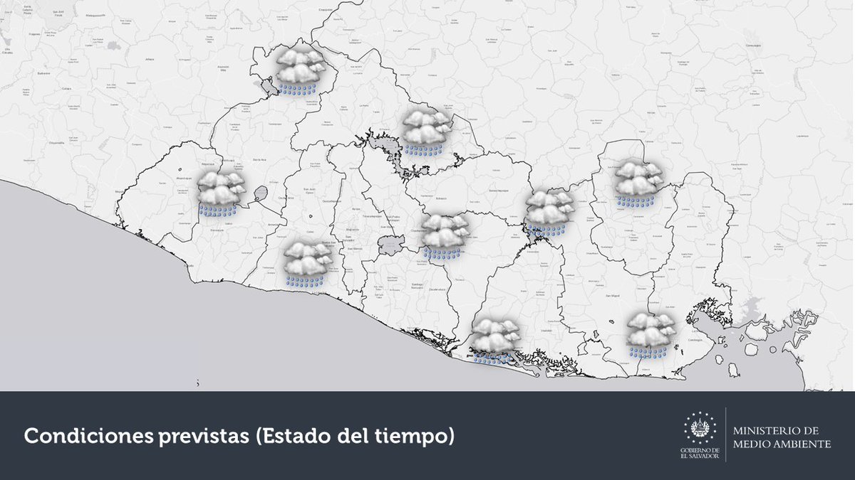 MedioAmbienteSV's tweet photo. 📌#ElObservatorioInforma pronóstico de muy corto plazo: válido de 6:30 a.m. a 12:00 p.m. del 31/05/2020. OB https://t.co/QnOSKrc4rR
