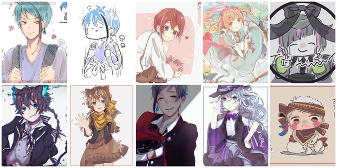 #今月描いた絵を晒そう

描きすぎわろた 