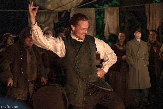"Where's Frank?" #FrankRandall #Outlander Frank does not look like he is having fun.
