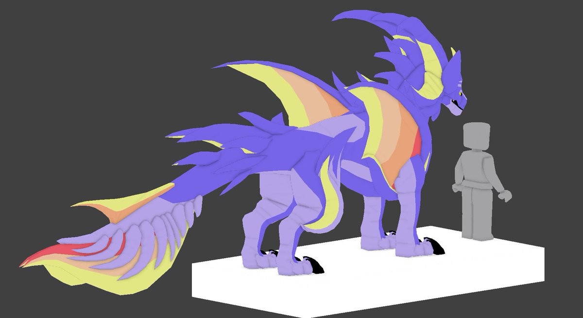 Erythia On Twitter A Creature For An Upcoming Project The - roblox dragon life ideas