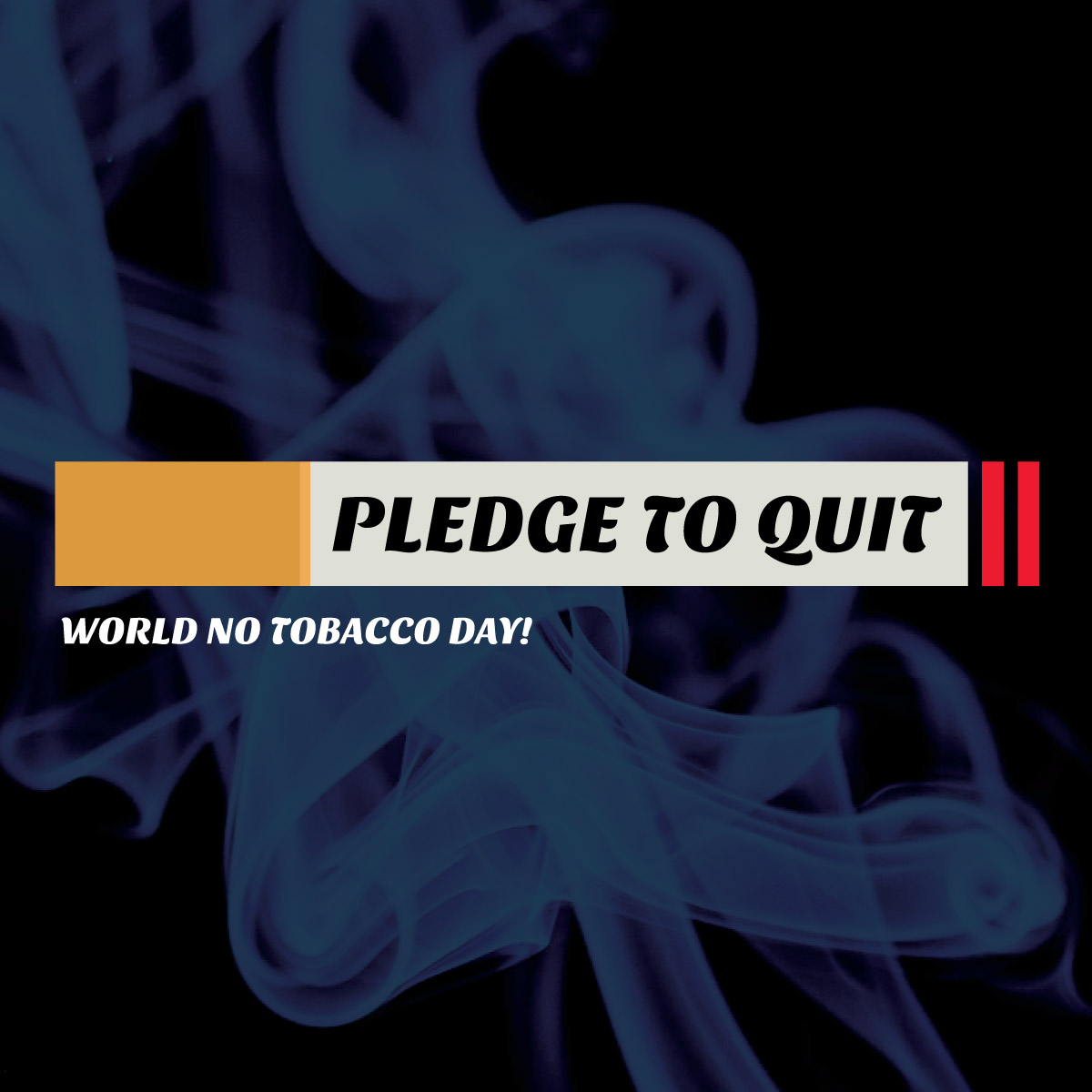 Take a step towards a tobacco-free world: talk with your kids today about the dangers of smoking.