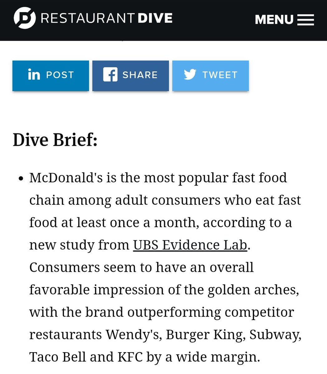 TASTE" This is clearly a matter of opinion but based on what is sold more, McDonald's is 5 times more sold than KFC and has a net worth 6 times GREATER THAN KFC but other factors effect this too"KFC 6/10McDonald's 8/10(5/n)