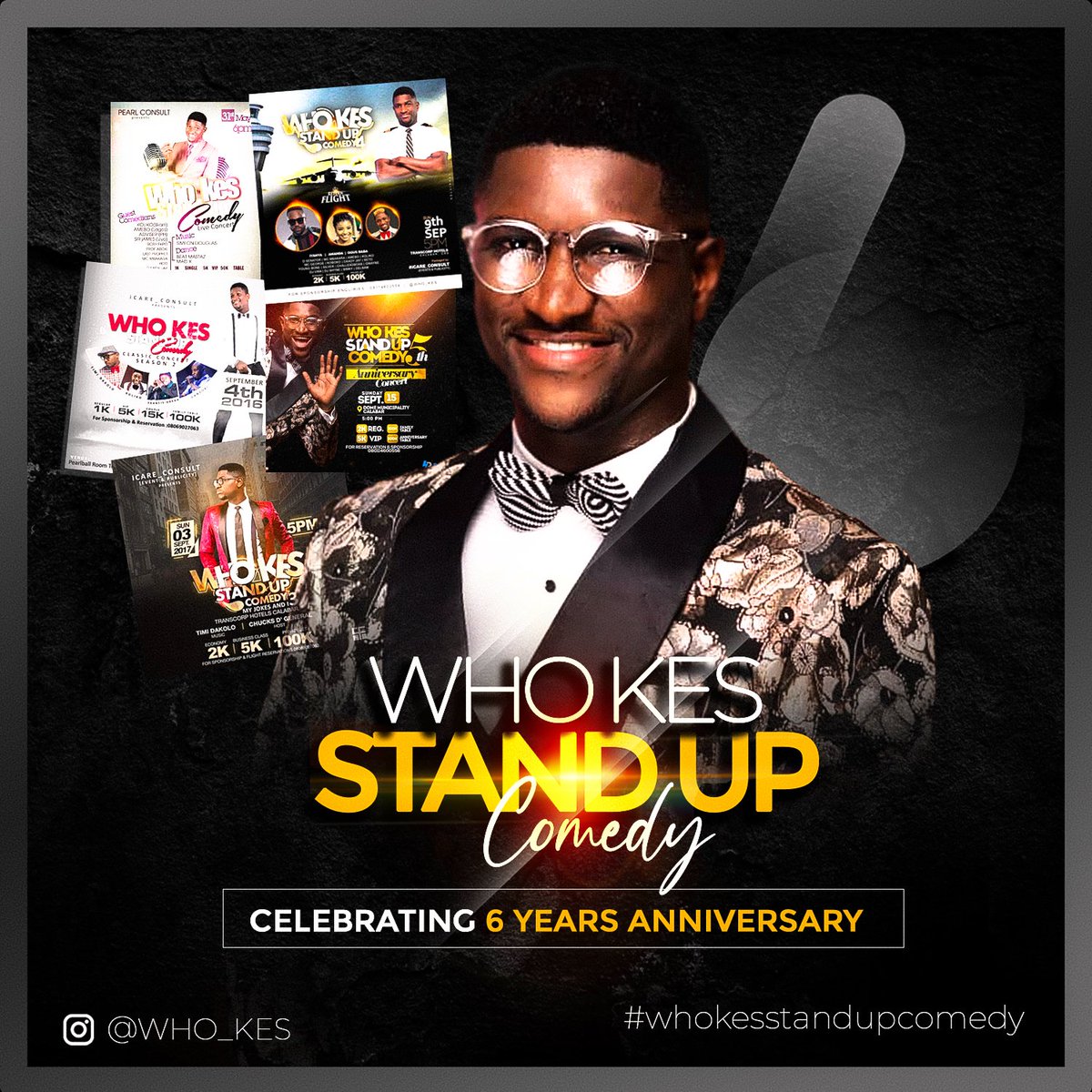 whoKES's tweet photo. THE JOURNEY STARTED ON THIS DAY 31ST MAY 2015.. I'M GRATEFUL TO GOD ALMIGHTY 🙏
@who_kes_standup_comedy
#LiveConcert
#ClassicConcert
#MyJokesAndI
#TheReturnFlight
#5YearAnniversary
#whokesstandupcomedy https://t.co/SxNI4bJabB