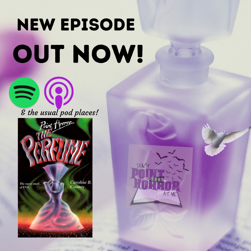 PointHorrorPod's tweet photo. Hey guess what?! New episode JUST dropped! We chat CBC's The Perfume.... #pointhorror #theperfume
(please see content note in below tweet)
Apple https://t.co/vX8lXN5ZUE
Spotify https://t.co/SWxnKd25pm
Web https://t.co/EktNSCGPp5 https://t.co/b0ymw4hg5I