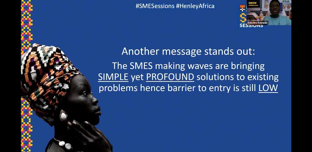 sam_sthabile's tweet photo. Africa is an open digital canvas 🌍 #africaunite #African #opportunities
Great session by @yinkaadewale 🔥🔥 #SMESESSIONS @HenleyAfrica https://t.co/895p3Z2M55