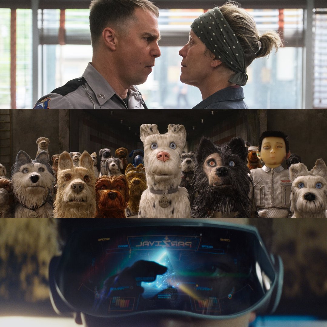 SensCritique's tweet image. La fin de notre focus 2010's approche à grands pas, alors que voici le #TopFilms2018 de la communauté :

🇺🇸 "Three Billboards..."
🐶 "L'Île aux Chiens"
🎮 "Ready Player One"
💦 "La Forme de l'Eau"
🌇 "Spider-Man : New Generation"

Votre Top 3 2018 ? ✨

→ bit.ly/2UDmWHJ