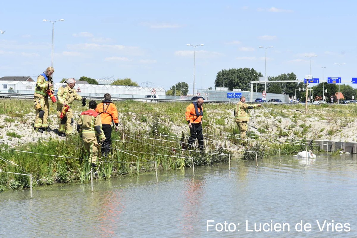 Melding brandweer Blauwhek Maasdijk