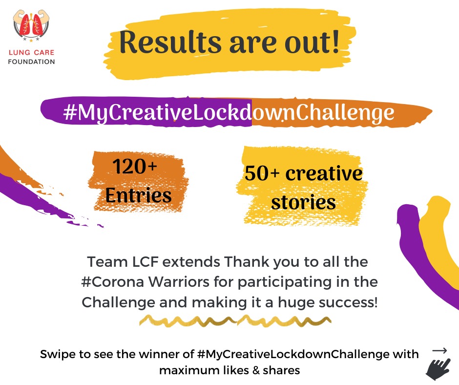 Jasjot21711's tweet photo. 🤩Wow.. I'm the Winner🌟of #MyCreativeLockDownChallenge as a #CoronaWarrior⚔️ competition conducted by 🫁 Lung Care Foundation.
Thanks : @icareforlungs @duhitaparmar @NavtejS36407860 @Nisha09934399 @PKanthake @saffronschools @Microsoft @Deepak0495 @dpskamal @piyush0495 https://t.co/VHzH1qhH9y