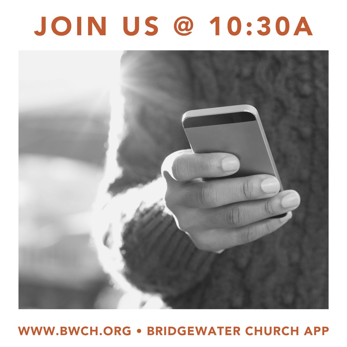 _BWCH's tweet photo. Join us online at 10:30a!
••• 
New to BWC? We want to get to know you! Visit https://t.co/7qhHl4F4Gg to get connected. #BWCFamily #GetConnected https://t.co/Pt5qLv9RSK