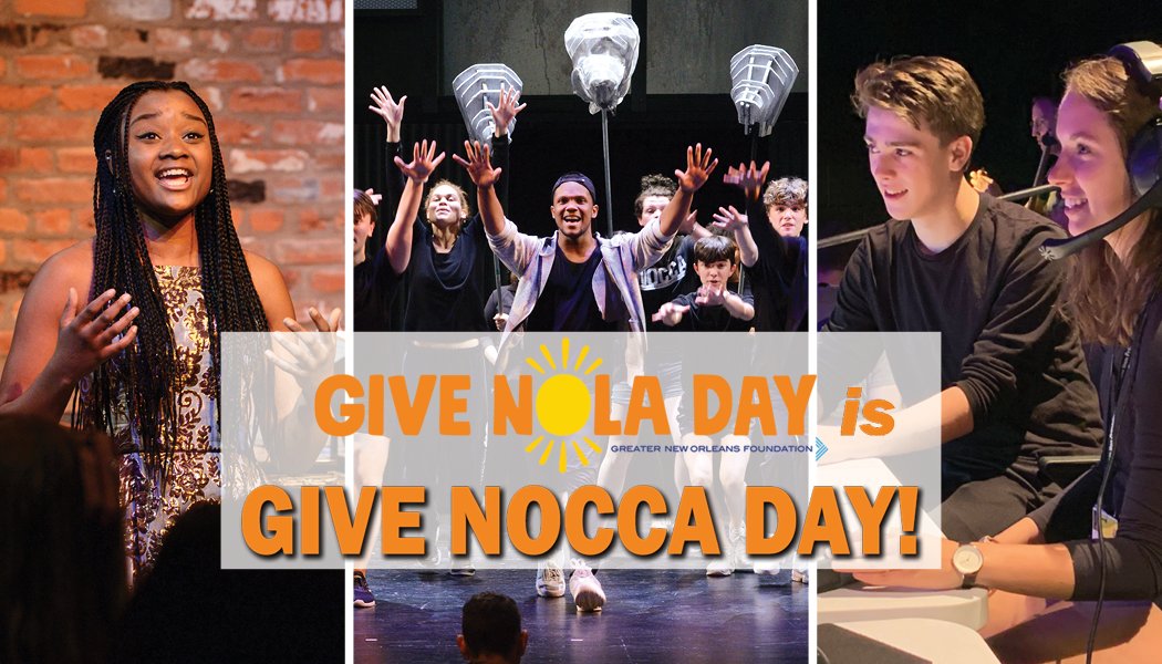 This Tuesday, will you make #GiveNOLA Day a #GiveNOCCA Day? conta.cc/2XLWpcI
