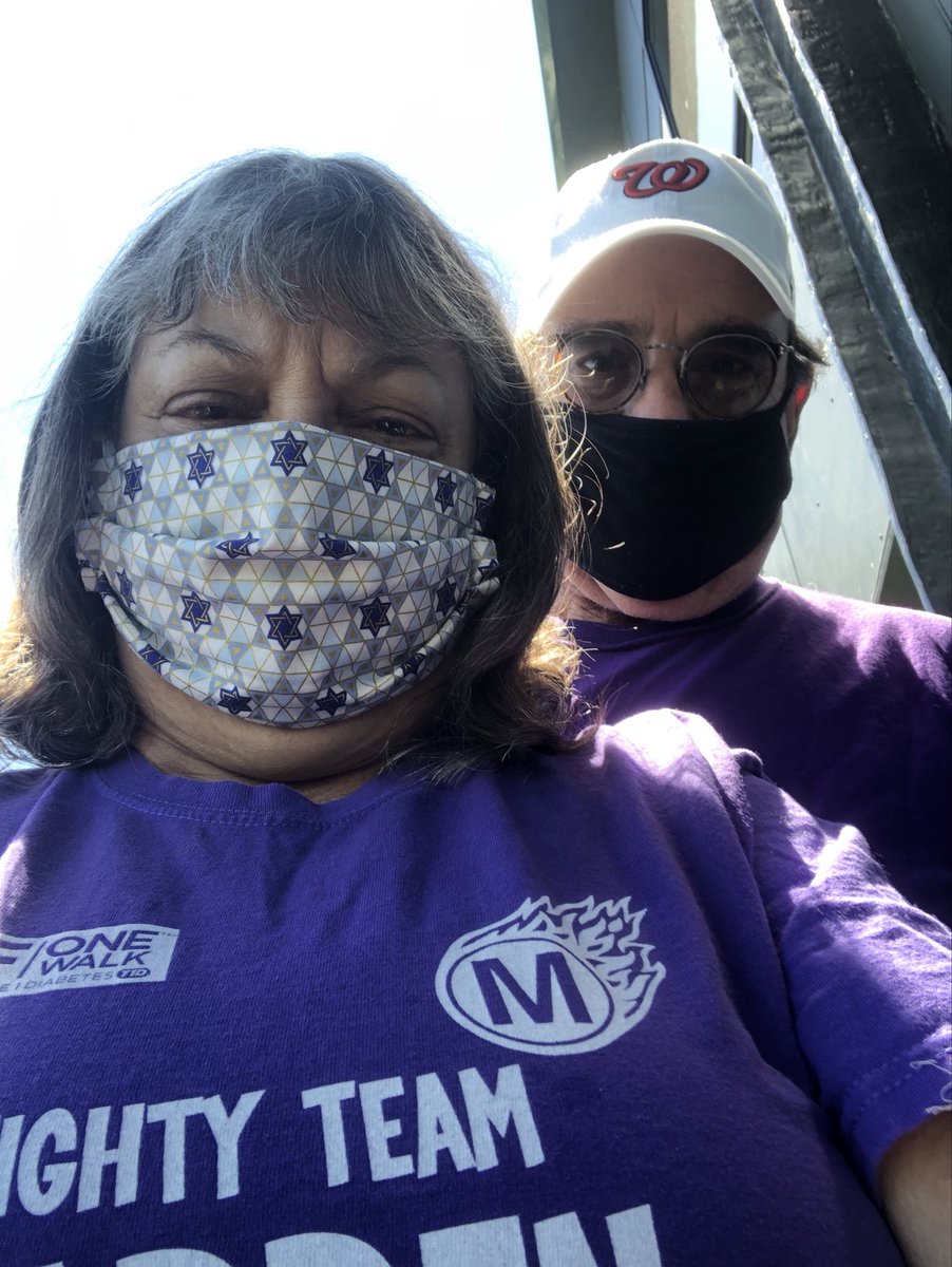 MaddenJudy's tweet image. We walk for Michael &amp;amp; to prevent any of our sweet, spectacular grandkids from ever having Type 1 Diabetes. We mask for everyone! @JDRF Capital Chapter #StrongertogetherDMV #UnstoppableType!