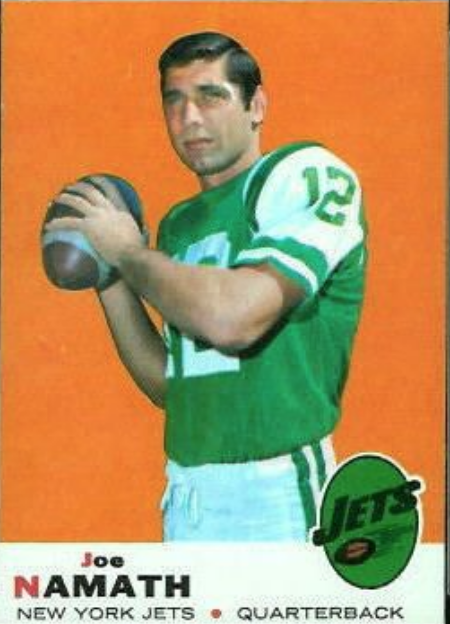 Happy birthday to Joe Namath, who turns 77 today. 