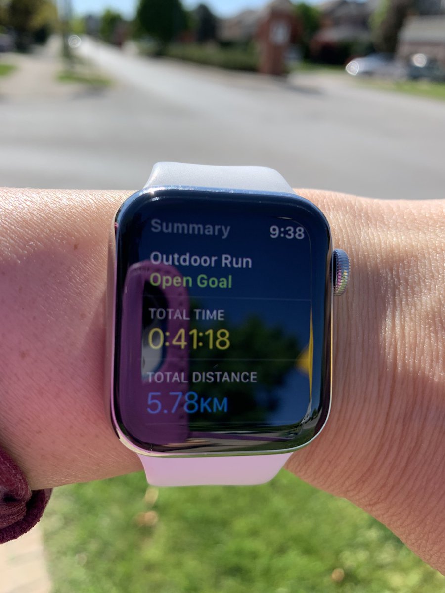 A beautiful day for a run! Used Kiki’s warm up video and went for a run in my neighbourhood.  So good for the mind, body and soul! #HTSParentsConnect
