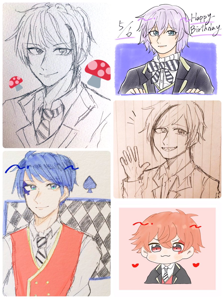 #今月描いた絵を晒そう
ほぼエースしか描いてない☆ 