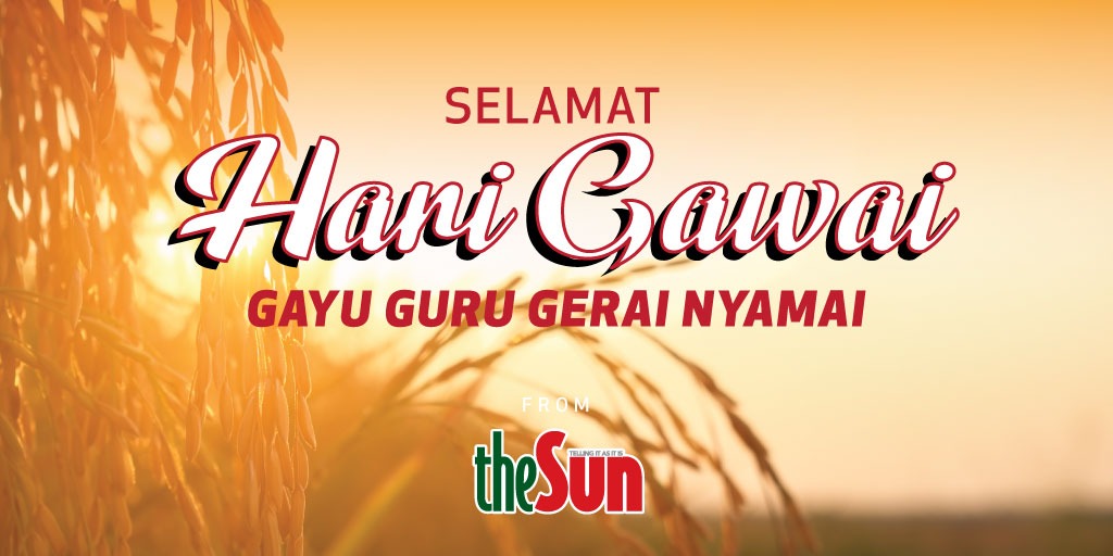 theSundaily's tweet photo. Happy Gawai Dayak! Wishing everyone a great celebration, longevity, wellness and prosperity 🌾🌾
#thesundaily #harigawai #gawaidayak #arigawai #andugawai #harvestfestival #sarawak #sarawakborneo #iban #bidayuh #orangulu #kenyah #kayan #lunbawang #seadayak #landdayak #malaysia https://t.co/q7XylLCDfl
