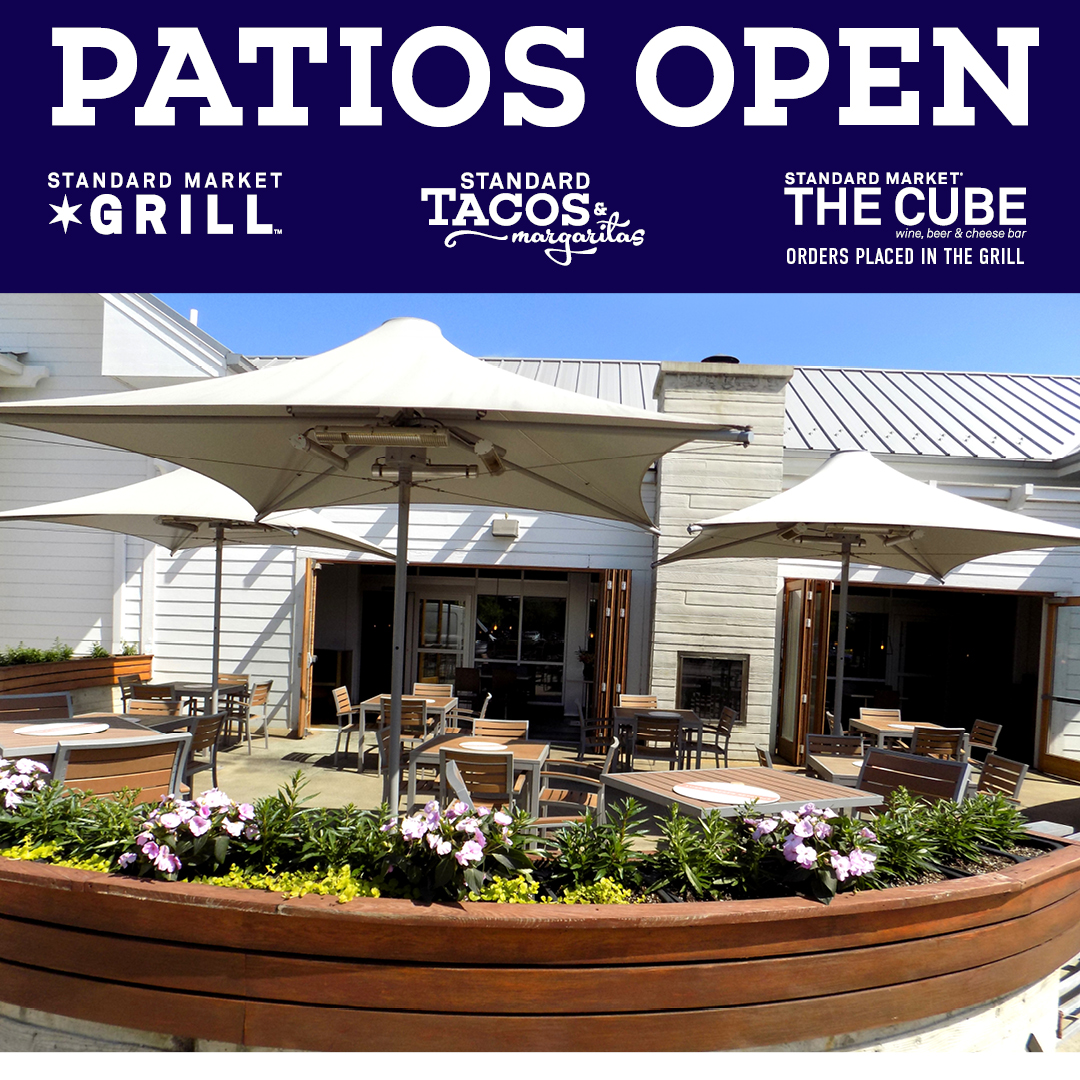 StandardMarket's tweet image. Sundays are meant for relaxing! Enjoy your day on one of our patios while you enjoy your lunch or dinner. #standardmarket #standardmkgrill #standardtacos #sunday #weekend #westmont #dining #patio #patiolife #patios #summer #reopening #wereback #waitingforyou #relax #relaxing