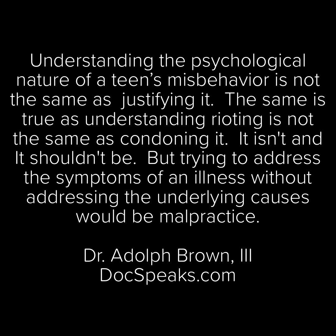 Dr. Adolph Doc Brown|Psychologist + Thought Leader tweet media