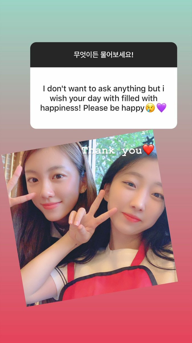 "I don't want to ask anything but i wish your day be filled with happiness! Please be happy "ㅡ; thank yousuji posted a picture with her younger sister, jieun. #유니티  #이수지  #수지  #디아크  #리얼걸프로젝트  #UNI_T  #LEESUJI