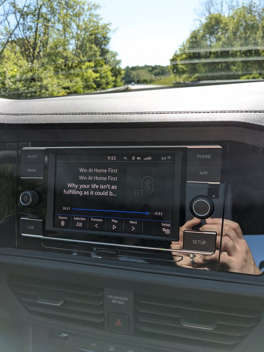 JennyMWatts's tweet photo. Meaningful car ride conversation with @carlsoncory #personalvisionstatement #winathomefirst https://t.co/TOgFlNMj13