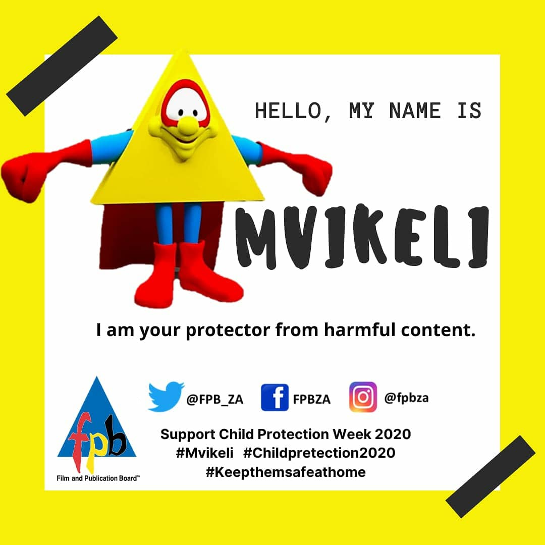 FPB_ZA's tweet image. Meet our mascot Mvikeli. He is here to protect children and sensitive viewers from inappropriate and harmful content. What advise to you have for Mvikeli? #Protectourchildren #Childprotectionweek2020