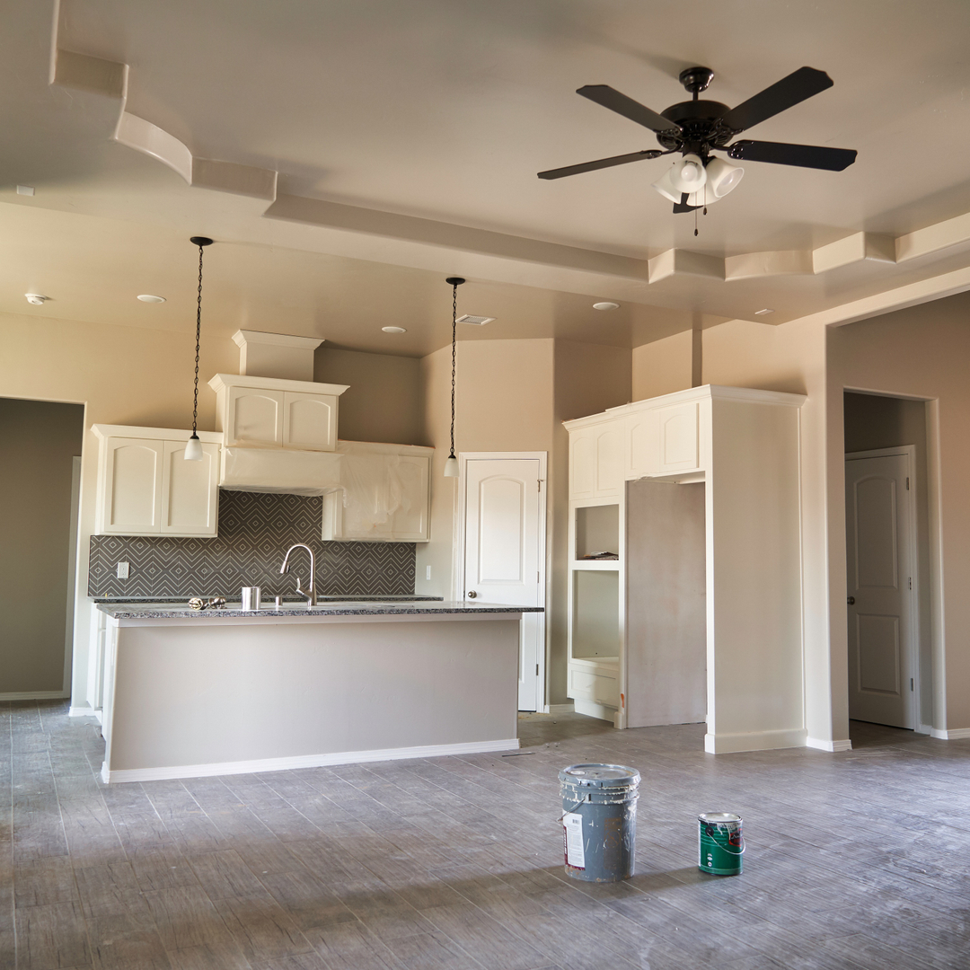 ICONHomeForGood's tweet photo. The kitchen area has come together REALLY nicely for the ICON Home for Good! What do you think? https://t.co/3b9NHrzm5g