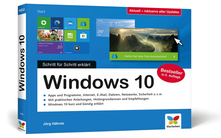 paulespcforumde's tweet photo. #Computerbuch #Empfehlung 5. Neuauflage des erfolgreichen Titels Windows 10 Schritt für Schritt erklärt. Inklusive aller Updates. Jetzt auch als E-Book verfügbar! ► https://t.co/BSaymr8TTe #Windows10 #WIMVP https://t.co/b00b4mLiUM