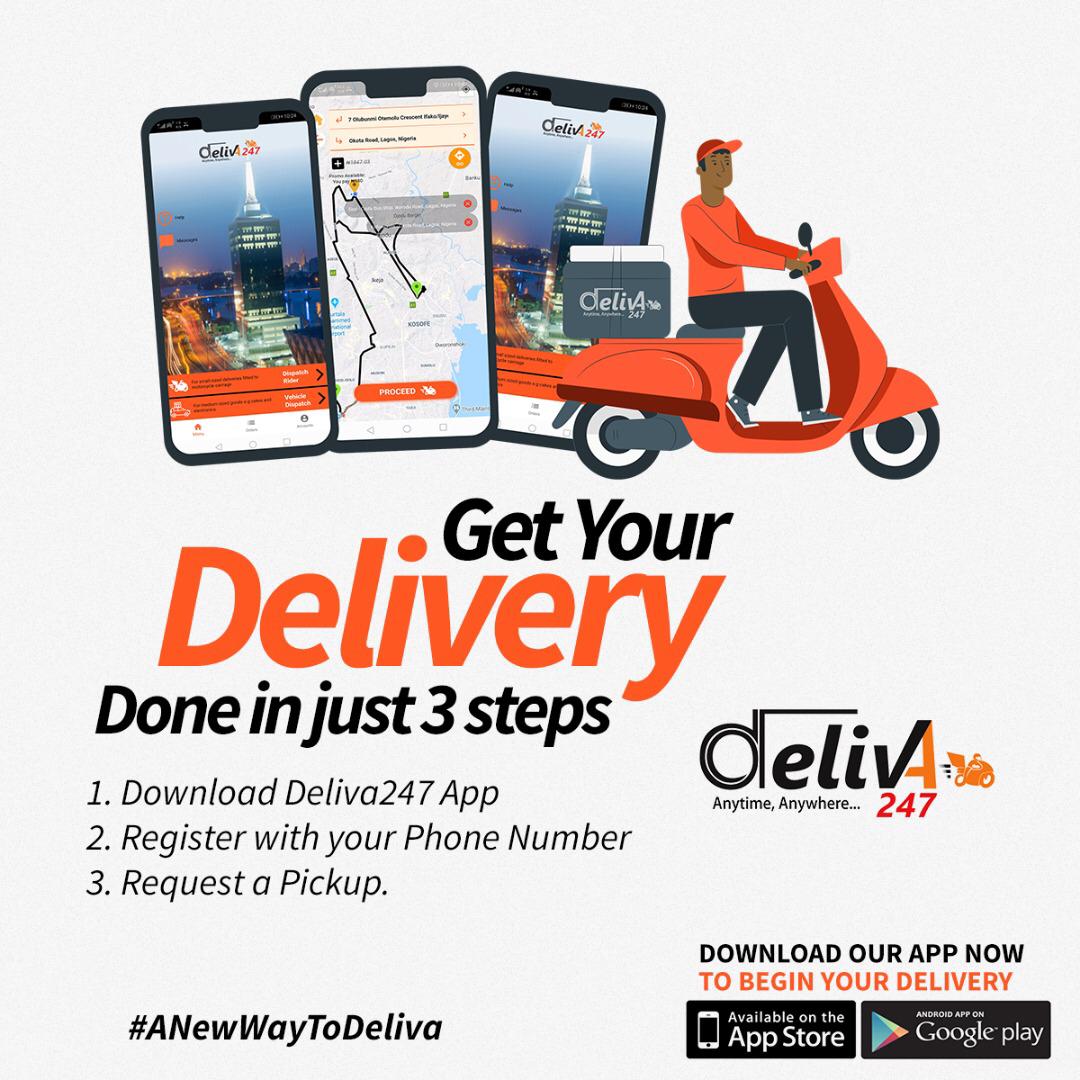 debayoorr's tweet photo. Enjoy delivery service - @deliva247, where you can get your delivery done in 3 mins for just N900! 
Delivery begins on June 1st.
#ANewWayToDeliva https://t.co/9bemABww42