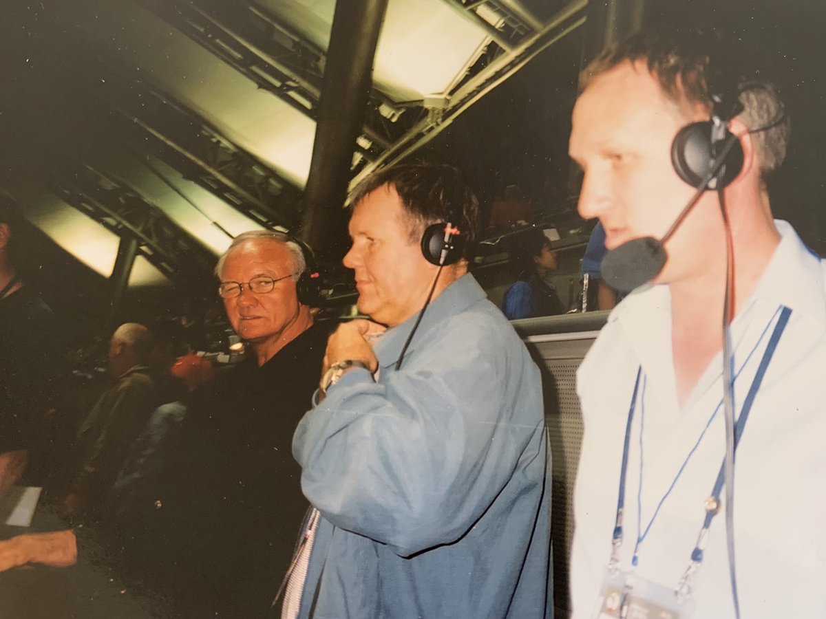 18 years ago today. Had a decent seat in Seoul alongside  <a href="/CliveTyldesley/">Clive Tyldesley</a> and Big Ron for opening game of 2002 World Cup for <a href="/ITVSport/">ITV Sport</a> - Senegal upsetting the French. Toured Korea with Peter Drury for rest of the tournament. Great trip.