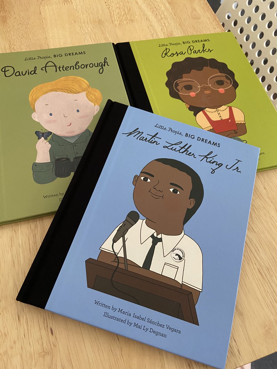 MissNewton91's tweet photo. Bought a few more of the #LittlePeopleBigDreams collection as I just love them! Books like this are paramount in teaching children the that they are powerful and they can achieve real change in their lifetime - an especially important message right now. https://t.co/VHck9I0uNA