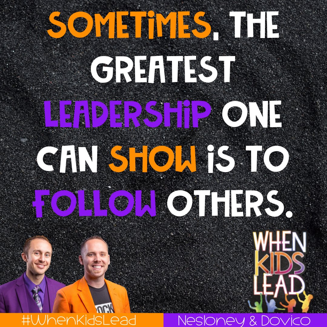 adamdovico's tweet photo. “Sometimes, the greatest leadership one can show is to follow others.” This rings truer than ever now, where we (white people) can show what it means to support our Black friends, neighbors, and colleagues. Let us teach our children how to be allies. #WhenKidsLead coming soon. https://t.co/38Aa0FcFsE