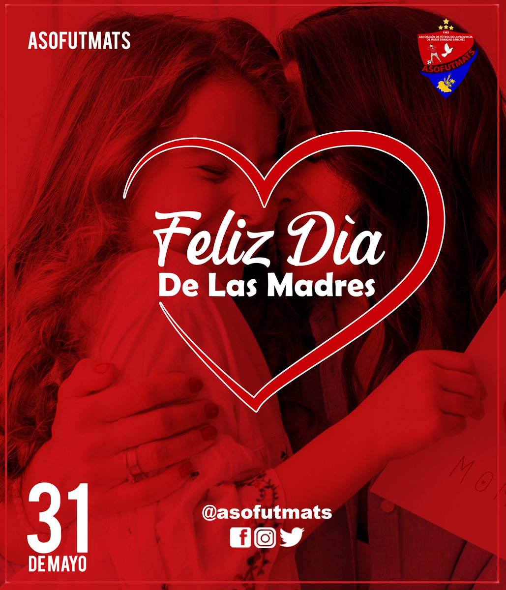 asofutmats's tweet photo. #FelizDiaDeLasMadres 

Madre: la palabra más bella pronunciada por el ser humano.
.

#asofutmats https://t.co/u1XfCKUb9h