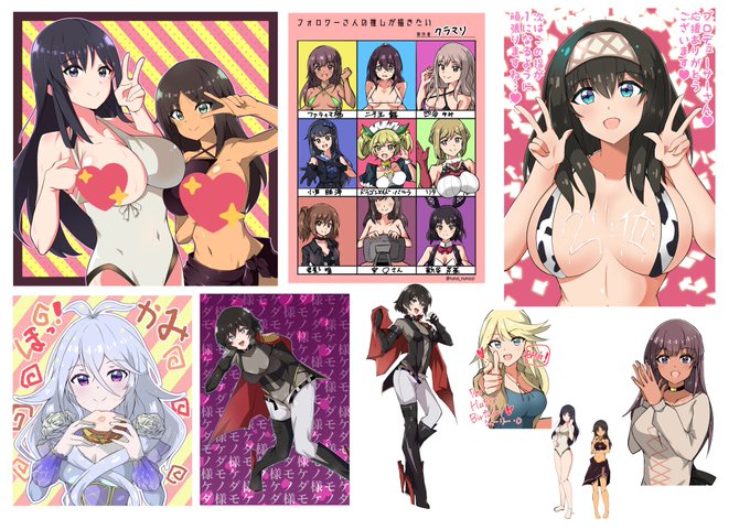 #今月描いた絵を晒そう
ポンコツにしては頑張ってた気がする。 